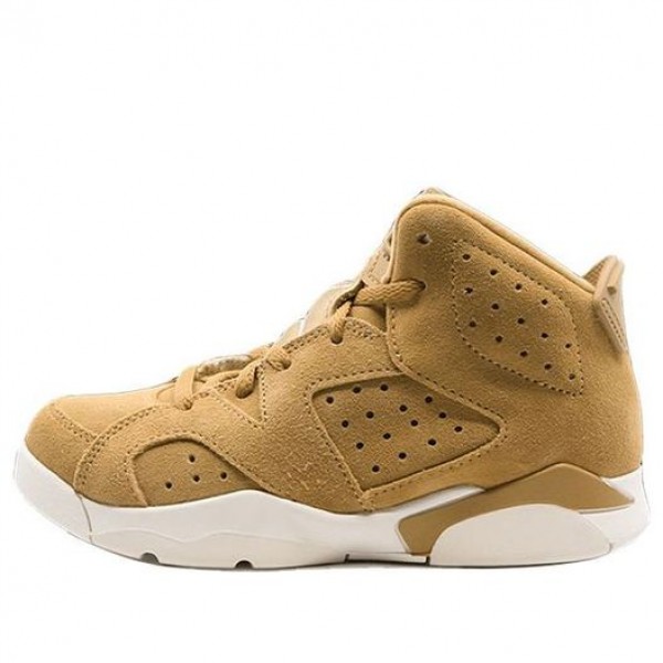 Air Jordan 6 Retro PS 'Wheat' Golden Harvest/Sail 384666-705