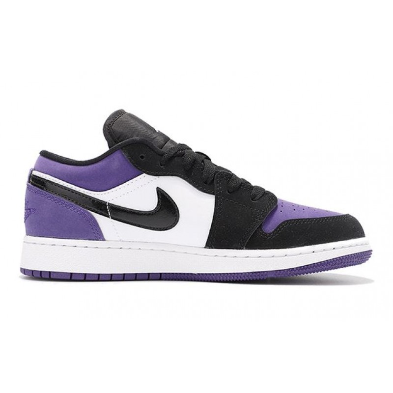 Air Jordan 1 Low GS Court Purple 553560-125