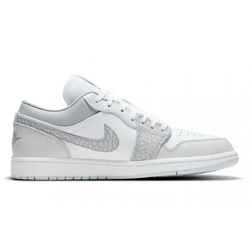 Air Jordan 1 Low Premium 'Elephant Print' Smoke Grey Elephant DH4269-100