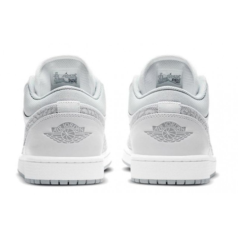 Air Jordan 1 Low Premium 'Elephant Print' Smoke Grey Elephant DH4269-100