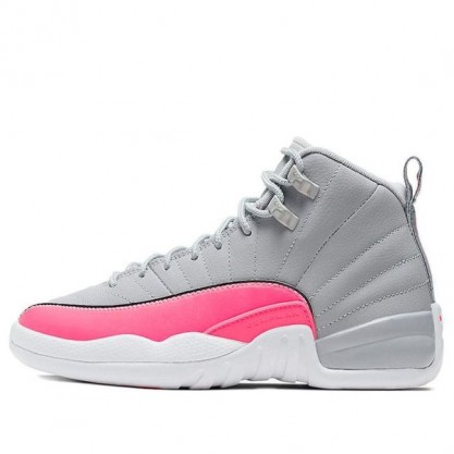 Air Jordan 12 Retro GS Wolf Grey Pink 510815-060