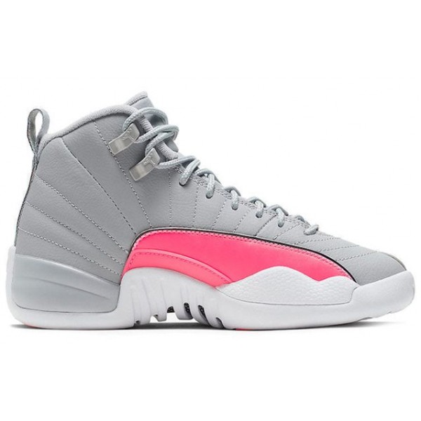 Air Jordan 12 Retro GS Wolf Grey Pink 510815-060