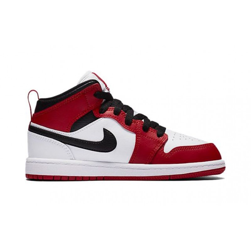 Air Jordan 1 Mid PS 'Chicago' White/Gym Red/Black 640734-173