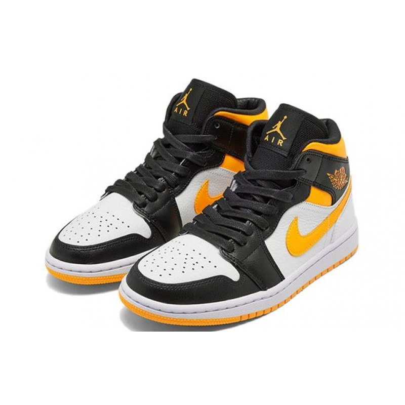 Womens WMNS Air Jordan 1 Mid SE White Laser Orange CV5276-107