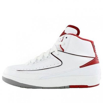 Air Jordan 2 Retro BG White Varsity Red 395718-102