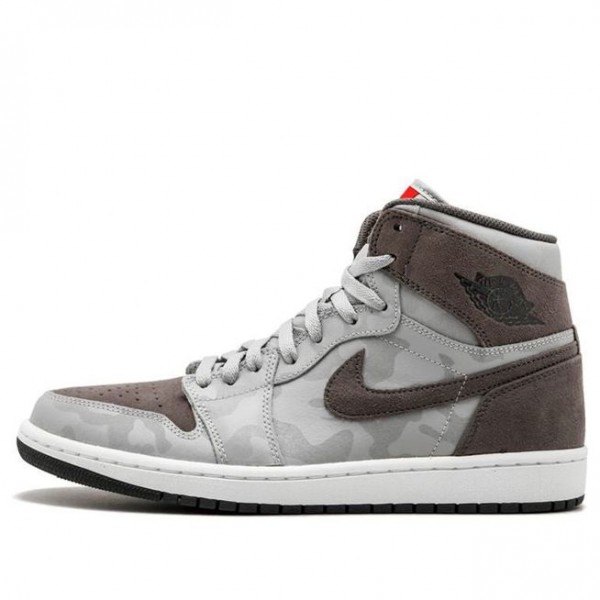 Air Jordan 1 Retro High Premium 'Grey Camo' Wolf Grey/Dark Grey-White AA3993-027