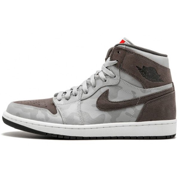 Air Jordan 1 Retro High Premium 'Grey Camo' Wolf Grey/Dark Grey-White AA3993-027