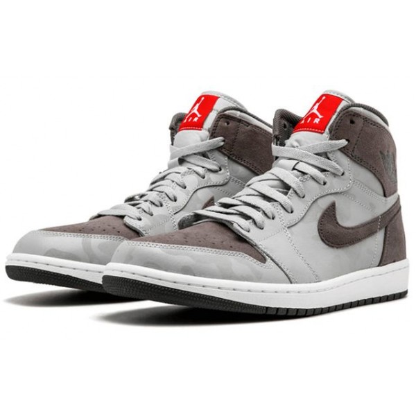 Air Jordan 1 Retro High Premium 'Grey Camo' Wolf Grey/Dark Grey-White AA3993-027