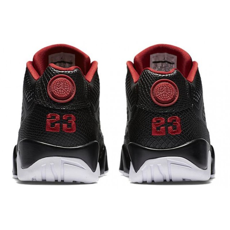 Air Jordan 9 Retro Low Black White 832822-001