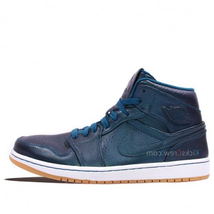 Air Jordan 1 Mid Nouveau Space Blue 649688-414