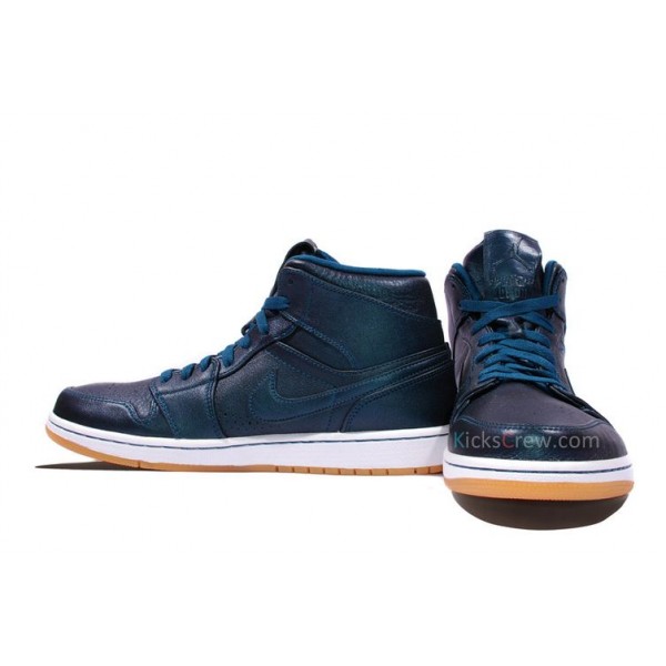 Air Jordan 1 Mid Nouveau Space Blue 649688-414