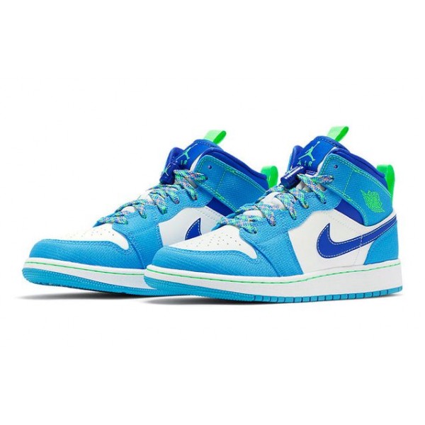 Air Jordan 1 Mid SE GS University Blue Royal DA8010-400