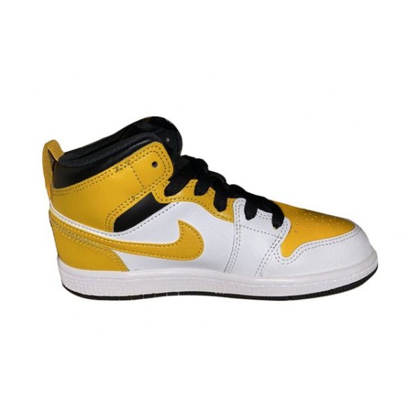 Air Jordan 1 Mid PS 'University Gold' White/Black/University Gold 640734-170