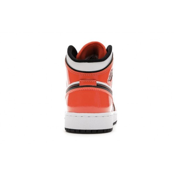 Air Jordan 1 Mid SE GS 'Turf Orange' Turf Orange/Black/White BQ6931-802