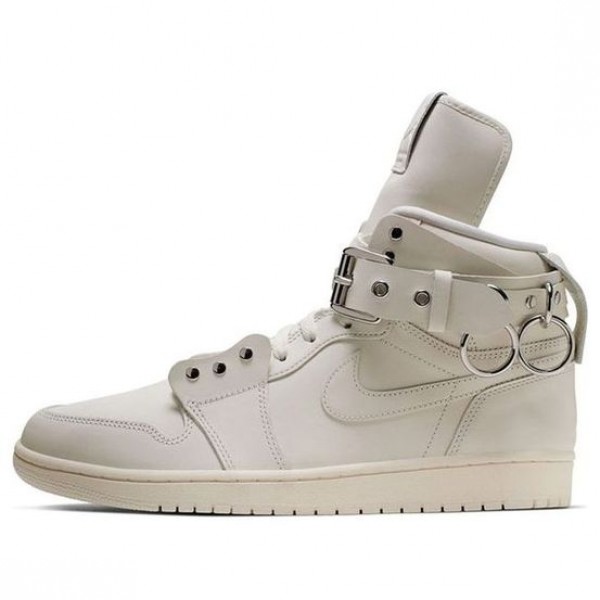 Nike Comme des Garcons x Air Jordan 1 Retro Strap High White Sail/Sail/Sail CN5738-100