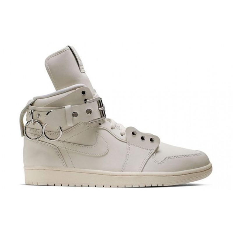 Nike Comme des Garcons x Air Jordan 1 Retro Strap High White Sail/Sail/Sail CN5738-100