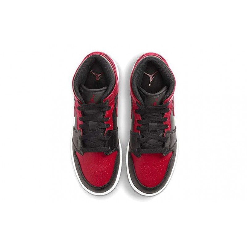 Air Jordan 1 Mid GS 'Banned' 2020 Banned 2020 (GS) 554725-074