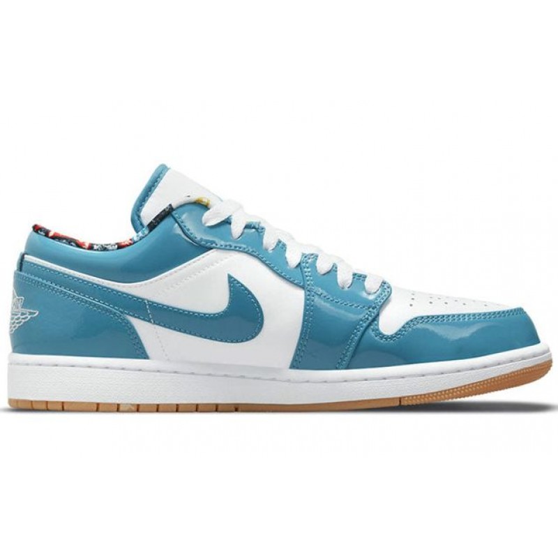 Air Jordan 1 Low Barcelona Cyber Teal DC6991-400