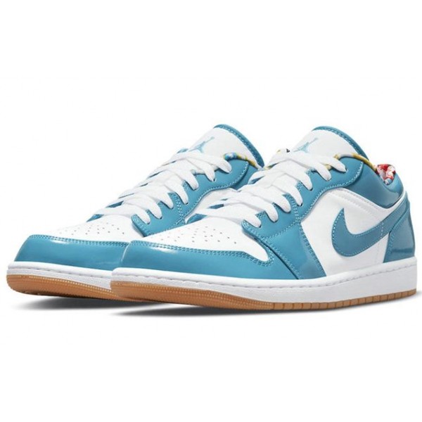 Air Jordan 1 Low Barcelona Cyber Teal DC6991-400