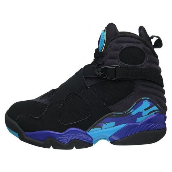 Air Jordan 8 Retro 'Aqua' 2007 Black/Bright Concord-Aqua Tone 305381-041