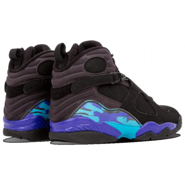 Air Jordan 8 Retro 'Aqua' 2007 Black/Bright Concord-Aqua Tone 305381-041