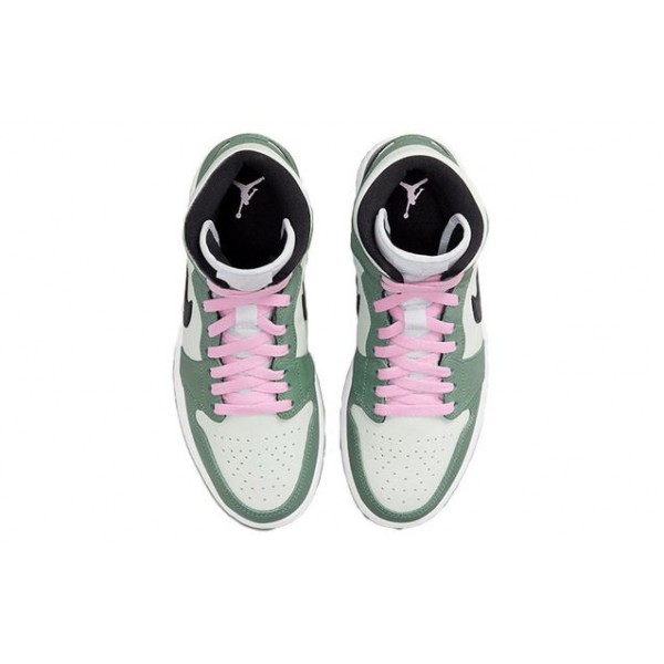 Womens WMNS Air Jordan 1 Mid SE 'Dutch Green' Dutch Green (W) CZ0774-300