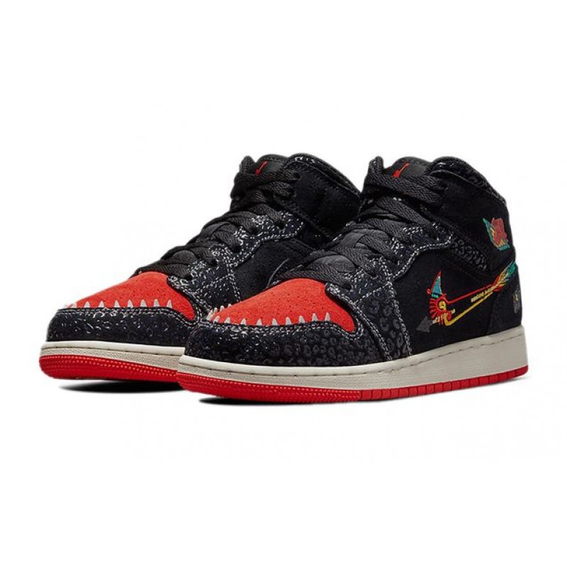 Air Jordan 1 Mid SE "Siempre Familia" (GS) DN5121-001