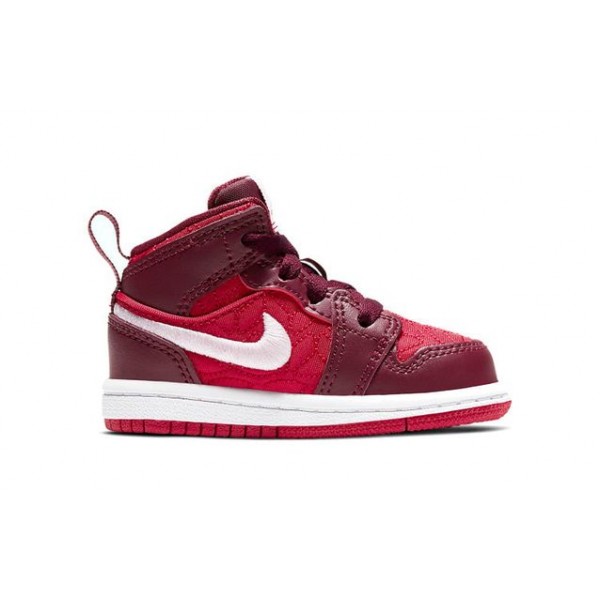 Nike Air Jordan 1 Mid SE Red Quilt TD AV5172-600