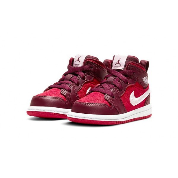 Nike Air Jordan 1 Mid SE Red Quilt TD AV5172-600