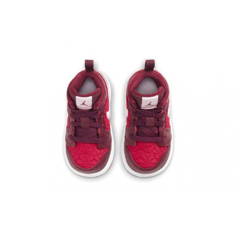 Nike Air Jordan 1 Mid SE Red Quilt TD AV5172-600