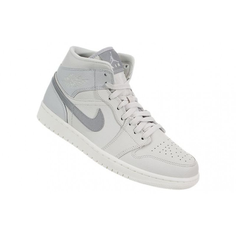 Air Jordan 1 Mid SE Light Bone Reflective Silver 852542-003