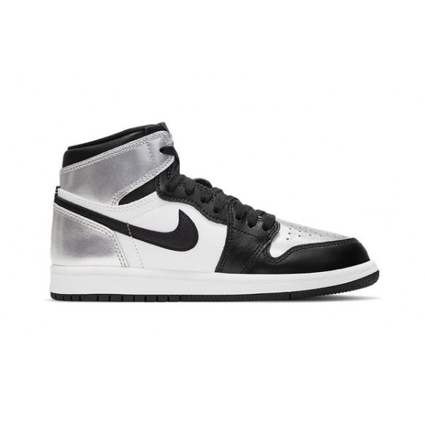 Air Jordan 1 Retro High OG PS 'Silver Toe' Black/Metallic Silver/White/Black CU0449-001