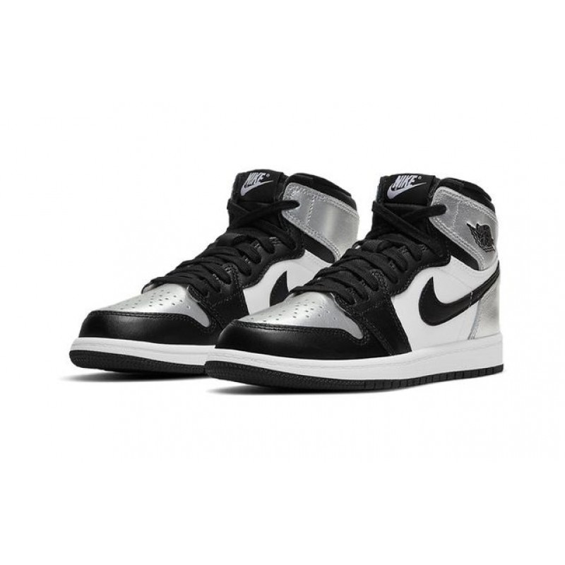 Air Jordan 1 Retro High OG PS 'Silver Toe' Black/Metallic Silver/White/Black CU0449-001