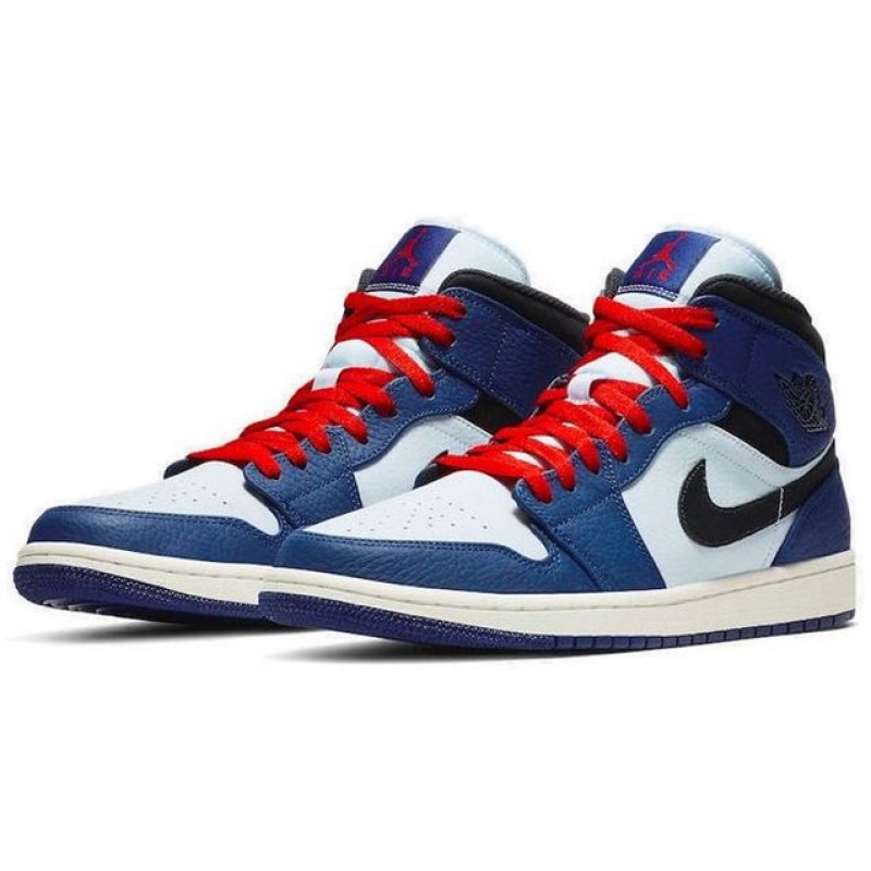 Air Jordan 1 Mid SE Deep Royal Blue Black 852542-400