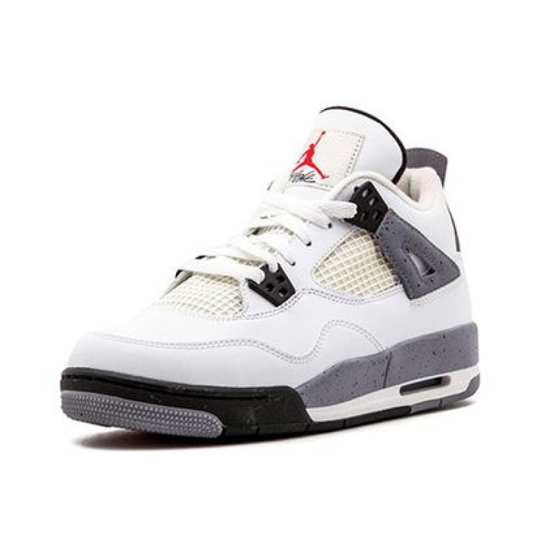 Air Jordan 4 Retro'Cement' 2012 GS White/Black-Cement Grey 408452-103