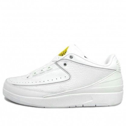 Air Jordan 2 Retro Low 'White Varsity Maize' White/Metallic Silver-Varsity Maize 309837-102