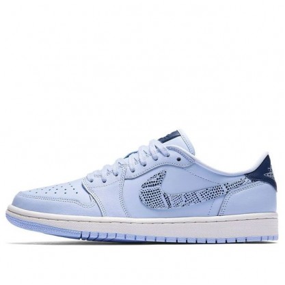 Womens WMNS Air Jordan 1 Low 'Royal Tint' Royal Tint/Phantom/Navy AQ0828-400