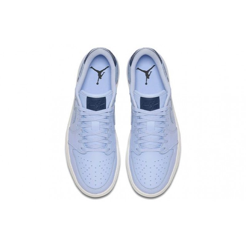 Womens WMNS Air Jordan 1 Low 'Royal Tint' Royal Tint/Phantom/Navy AQ0828-400