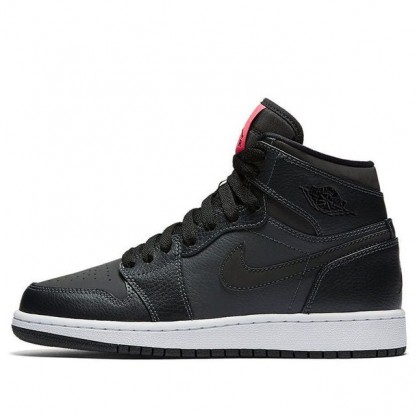 Air Jordan 1 Retro High'Black Pink' GS Anthracite/Black-Hyper Pink-Black 332148-004