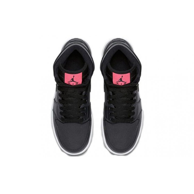 Air Jordan 1 Retro High'Black Pink' GS Anthracite/Black-Hyper Pink-Black 332148-004