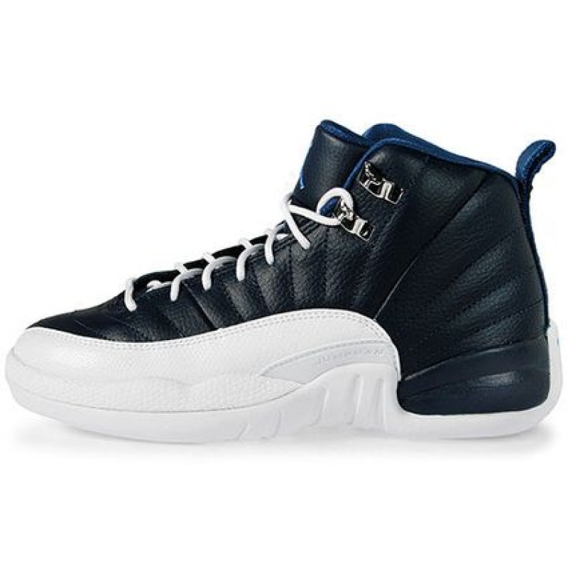 Air Jordan 12 Retro GS 'Obsidian' 2012 Obsidian/University Blue-White-French Blue 153265-410