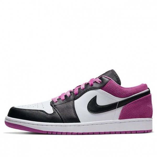 Air Jordan 1 Low SE Black Active Fuchsia CK3022-005