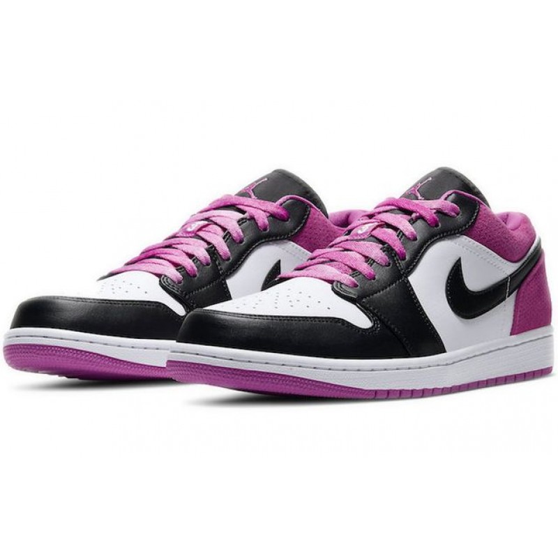 Air Jordan 1 Low SE Black Active Fuchsia CK3022-005