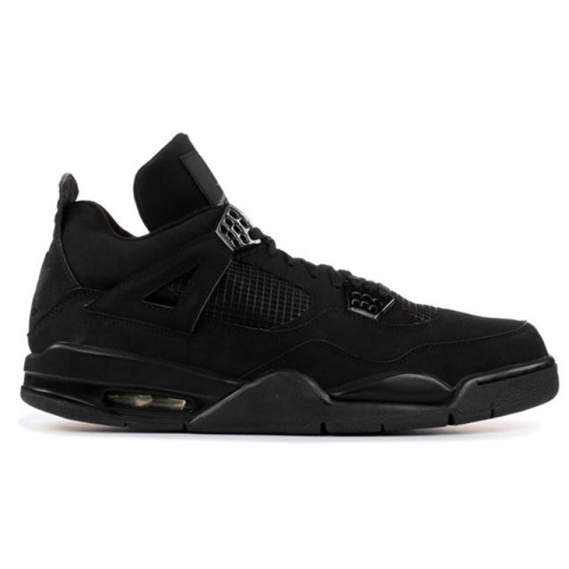 Air Jordan 4 Retro 'Black Cat' 2006 Black/Black/Light Graphite 308497-002