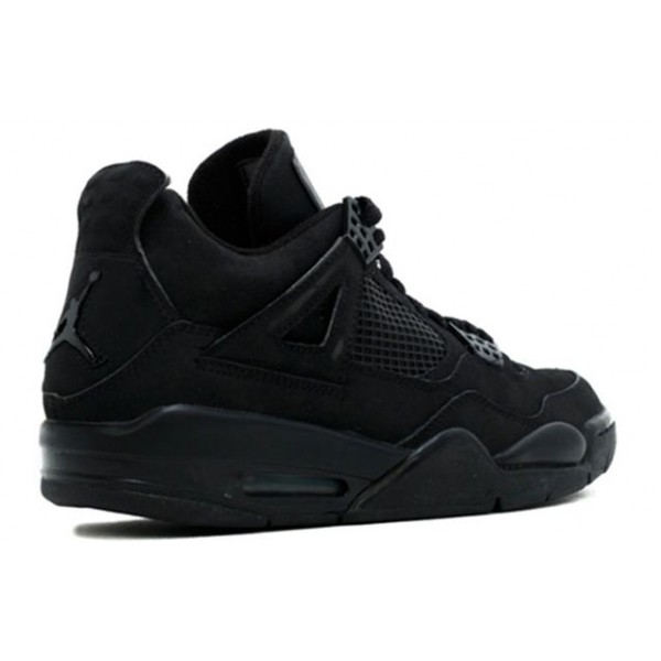 Air Jordan 4 Retro 'Black Cat' 2006 Black/Black/Light Graphite 308497-002