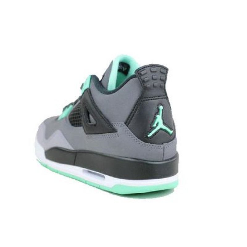 Air Jordan 4 Retro GS Dark Grey Green Glow 408452-033