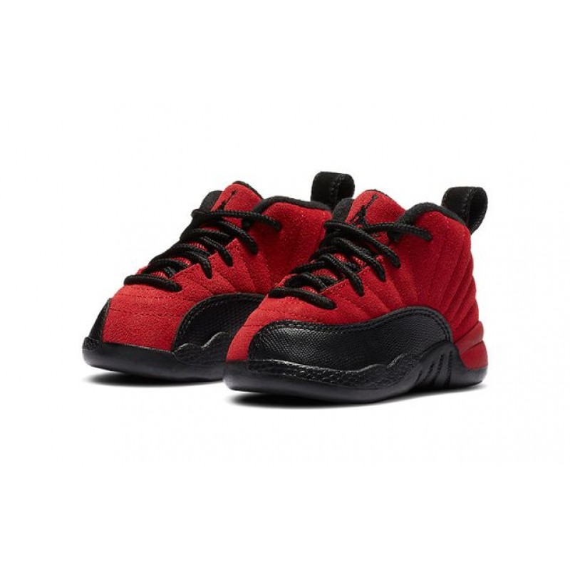 Air Jordan 12 Retro TD 'Reverse Flu Game' Varsity Red/Black 850000-602