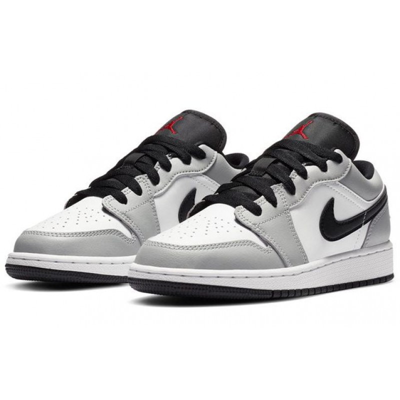 Air Jordan 1 Low GS Light Smoke Grey 553560-030