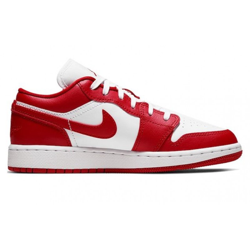 Air Jordan 1 Low GS Gym Red White 553560-611