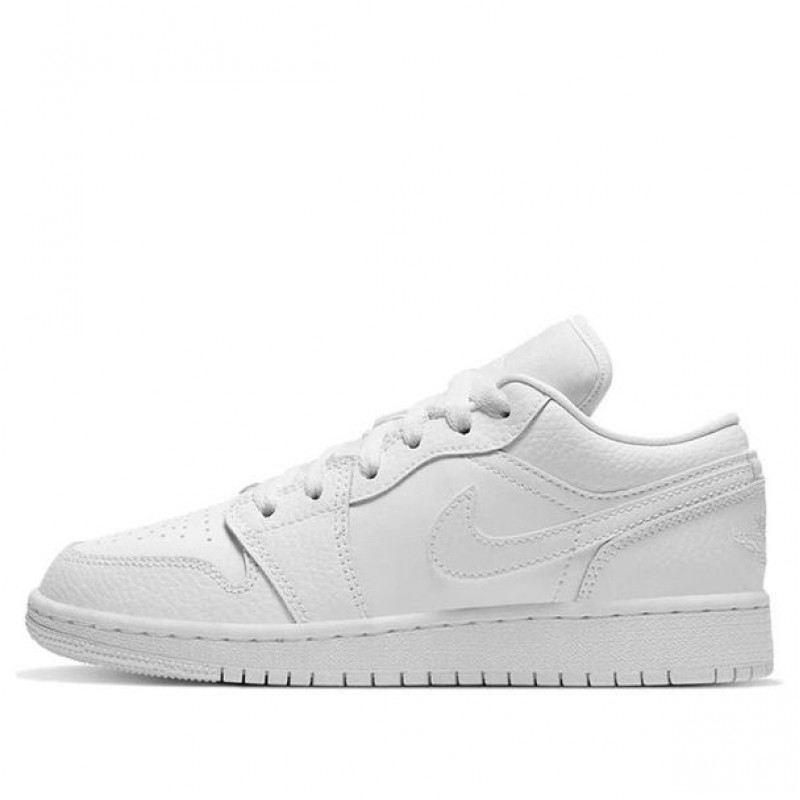 Air Jordan 1 Low GS Triple White 553560-130